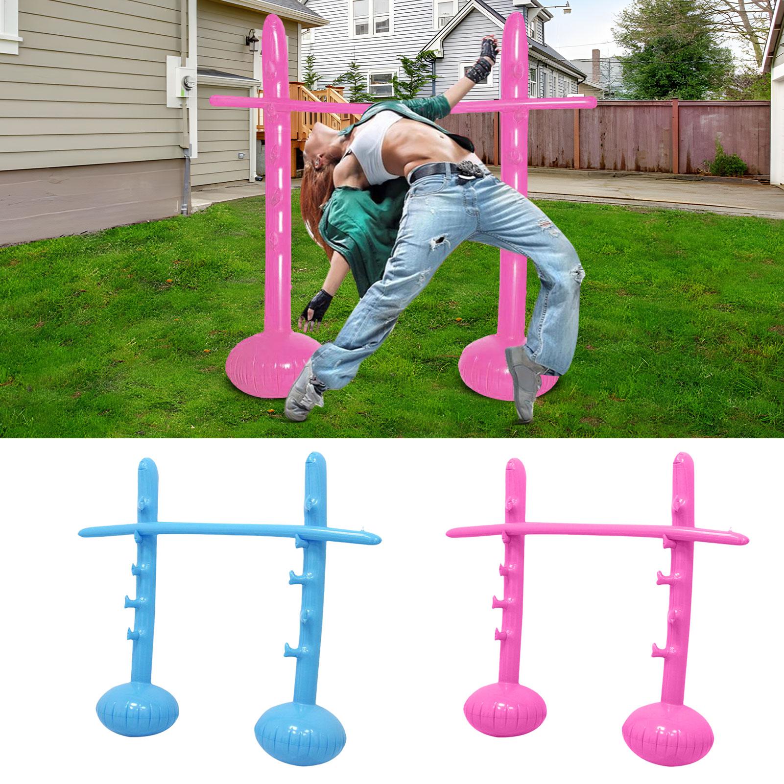 Kids Yard Toys - Set Permainan Limbo Tiup 130CM dengan
