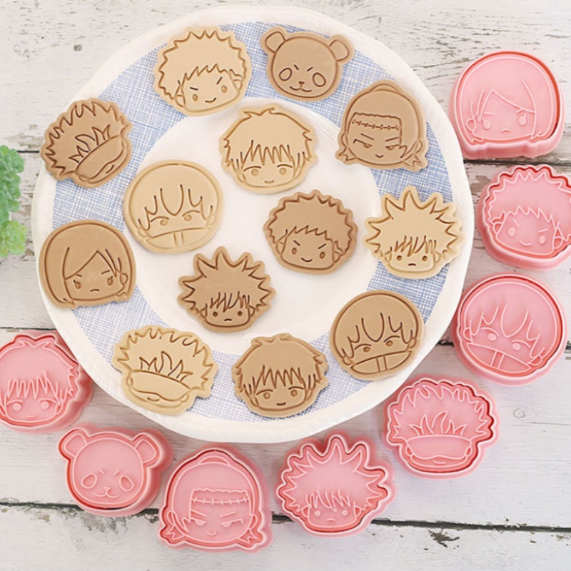 8 Buah Pemotong Kue Jujitsu Ka - Kids Toys Kitchen Set ulasan dan harga