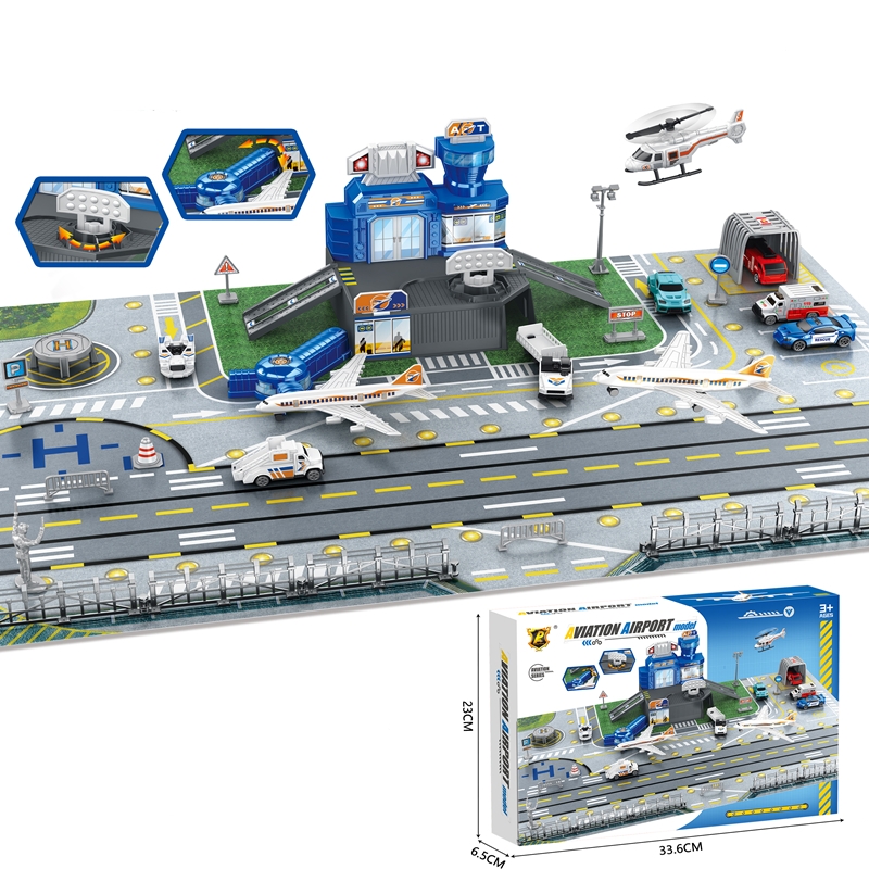 Set Mainan Pemandangan Bandara - Kids Toys Xmas ulasan dan harga