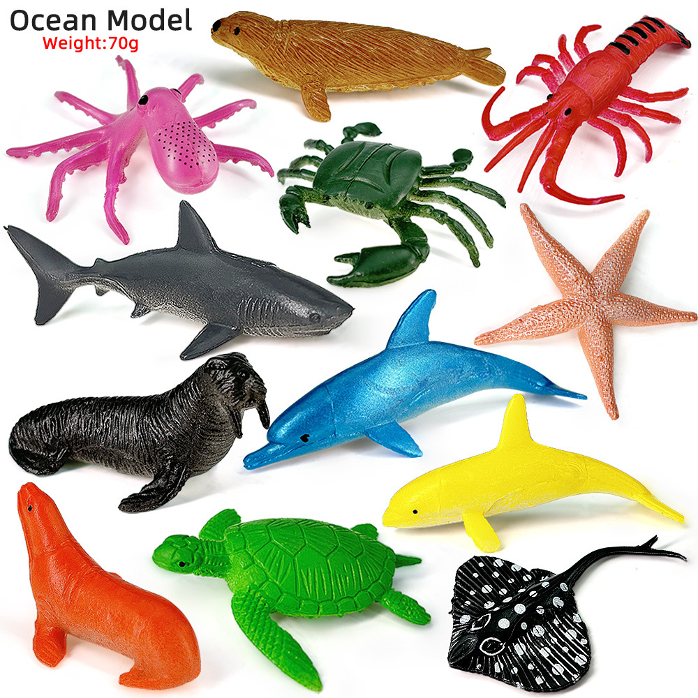 12 Buah Set Kehidupan Laut Lau - Kids Toys 3 Year Old ulasan dan harga