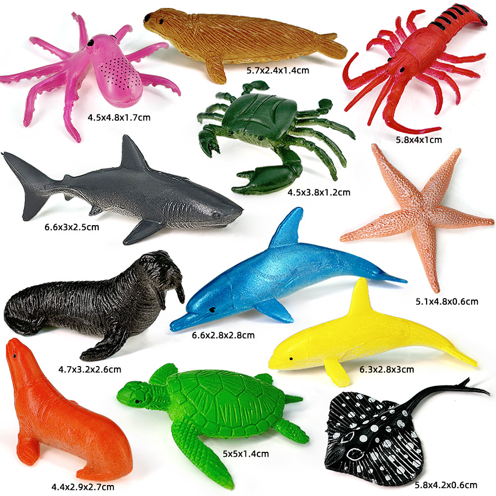 12 Buah Set Kehidupan Laut Lau - Kids Toys 3 Year Old ulasan dan harga