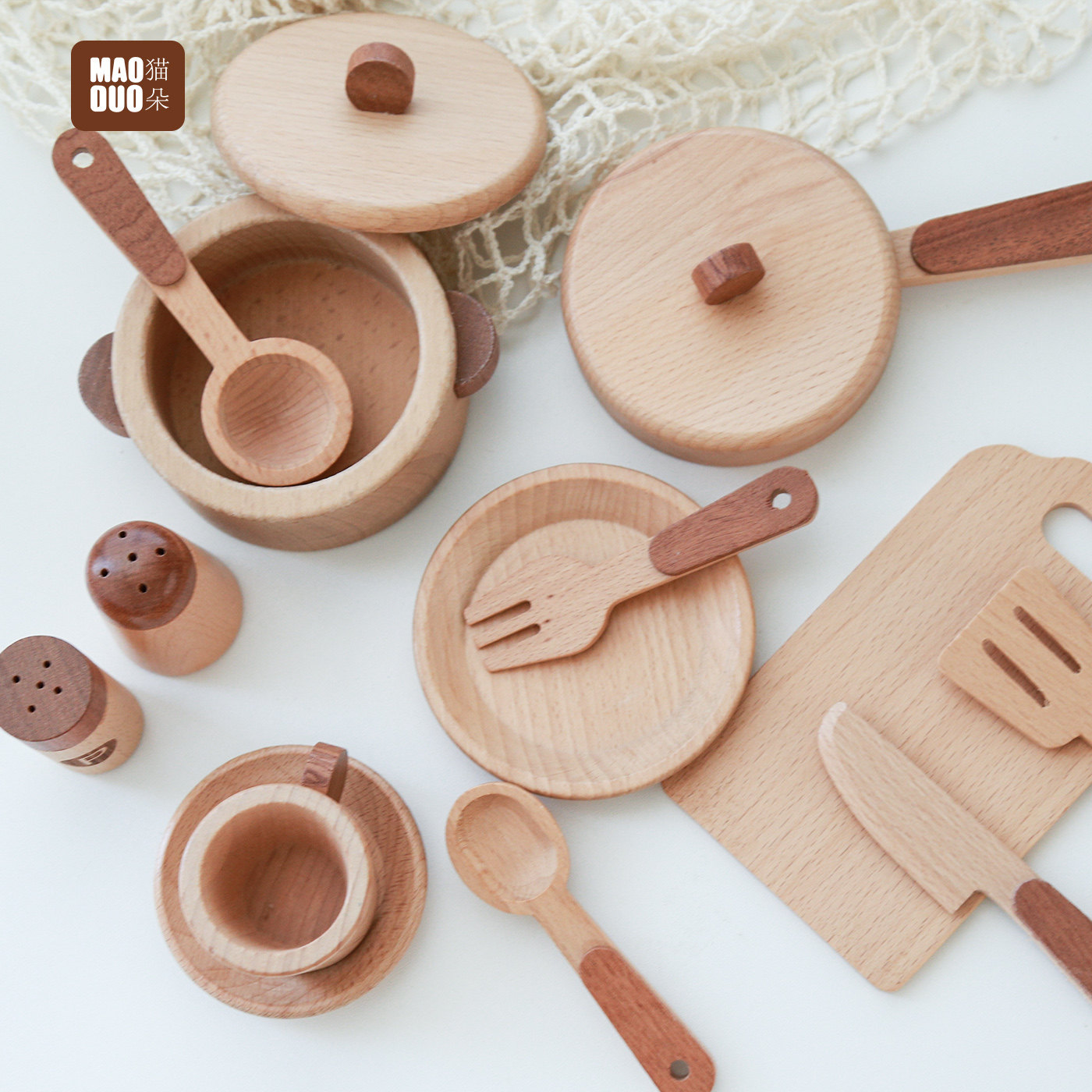 Mainan Dapur Kayu Beech Maoduo - Kids Toys Kitchen Set ulasan dan harga