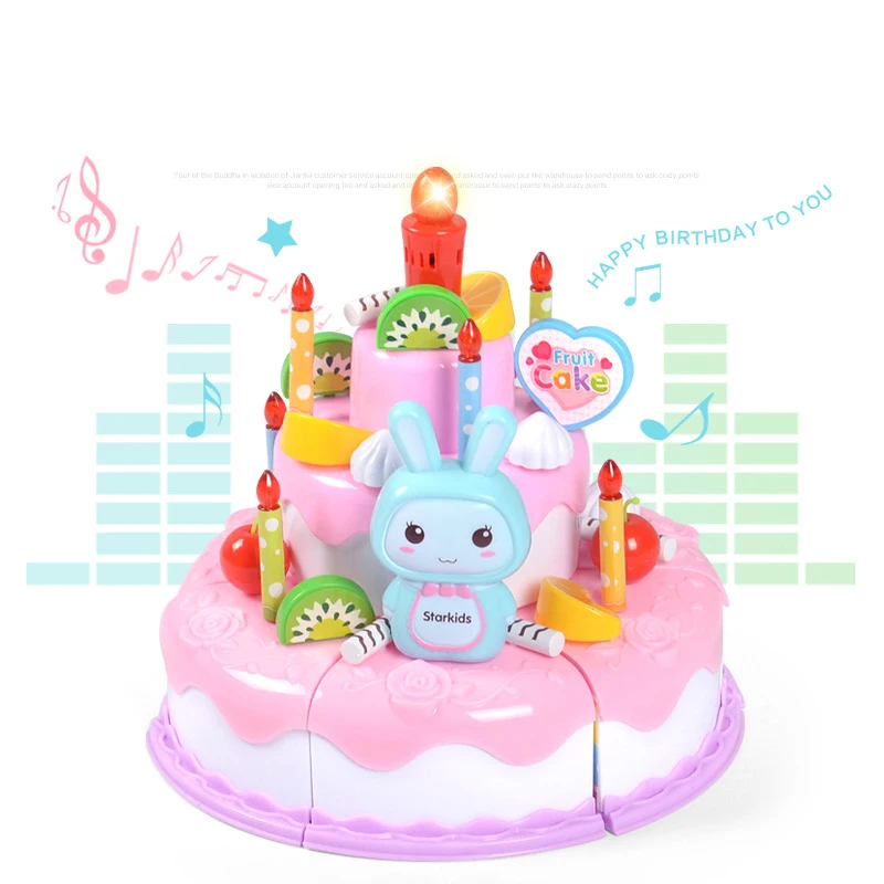 Mainan simulasi kue ulang tahu - Kids Toys Kitchen Set ulasan dan harga