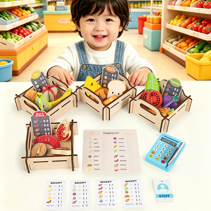 Set Permainan Pura-Pura Superm - Toy Cash Register ulasan dan harga