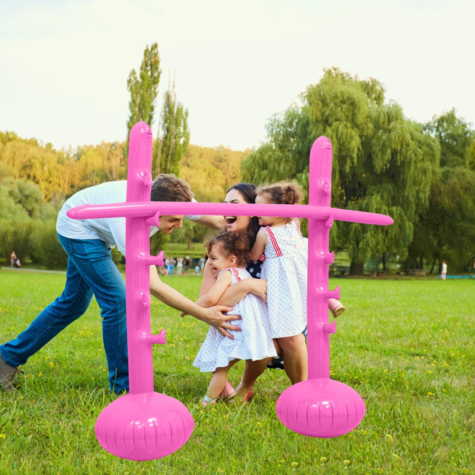 Set Permainan Limbo Tiup 130CM - Kids Yard Toys ulasan dan harga