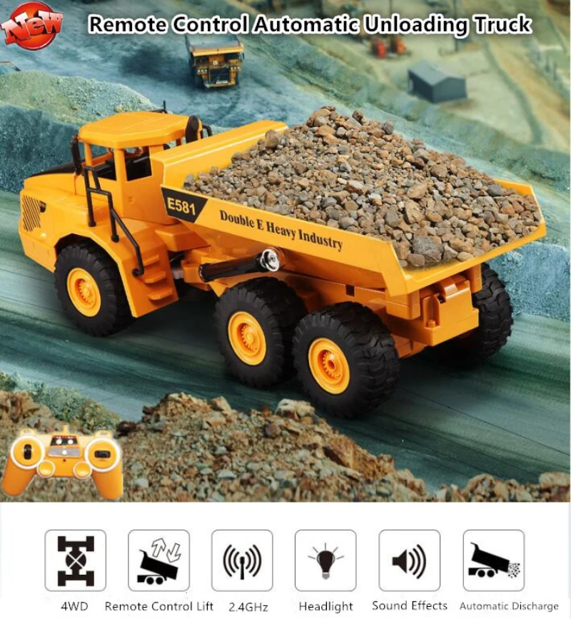 Truk Dump dengan Kendali Jarak - Kids Toys Under 50 ulasan dan harga